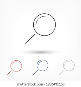 Loupe   vector icon 