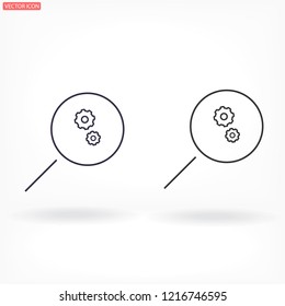 Loupe   vector icon 