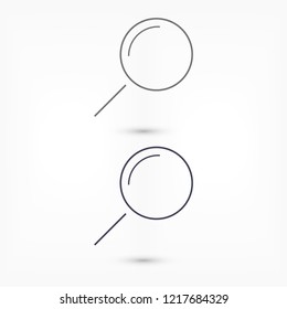 Loupe   vector icon 