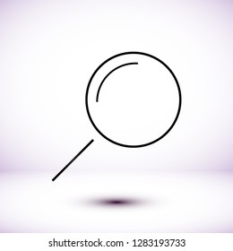 Loupe   vector icon 