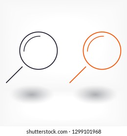 Loupe   vector icon 