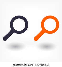Loupe   vector icon