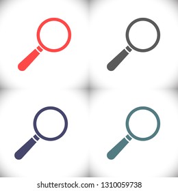 Loupe   vector icon