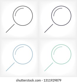 Loupe   vector icon 