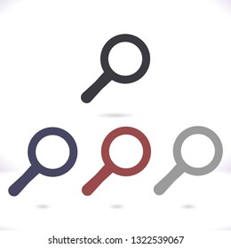 Loupe   vector icon