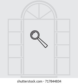 Loupe vector icon