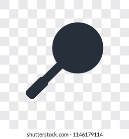 Loupe vector icon isolated on transparent background, Loupe logo concept