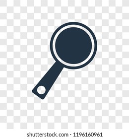 Loupe vector icon isolated on transparent background, Loupe transparency logo concept