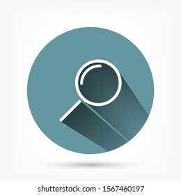 Loupe   vector icon  , lorem ipsum Flat design