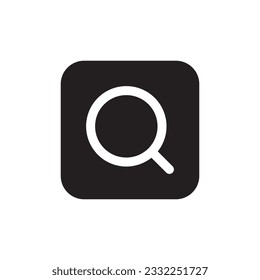 Loupe vector icon. Magnifier flat sign design. Zoom symbol pictogram. UX UI icon