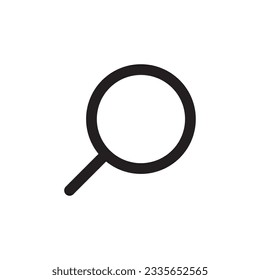 Icono vectorial de la lupa. Diseño de señal plana de ampliación. Pictograma de símbolo de zoom. icono de interfaz de usuario de UX
