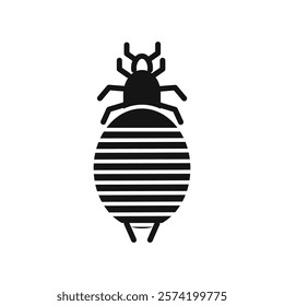 Louse icon Simple thin line flat symbol