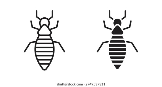 Louse icons for templates, web design and infographics