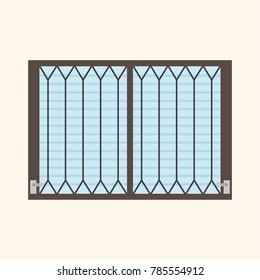 louver vector. free space for text.