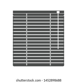 Louvers icon isolated on white background. Jalousie curtain symbol modern simple vector icon for website or mobile app