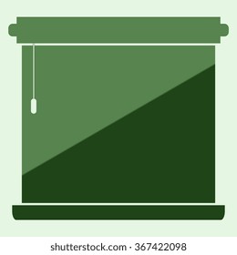 Louvers rolls sign icon. Window blinds or jalousie symbol