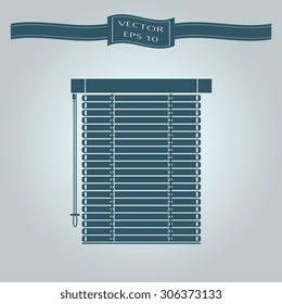 Louvers sign icon. Window blinds or jalousie symbol.
