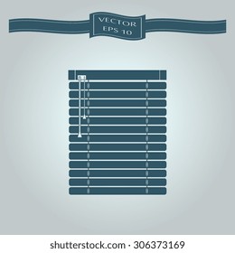 Louvers sign icon. Window blinds or jalousie symbol