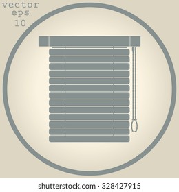 Louvers sign icon. Window blinds or jalousie symbol