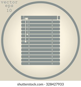 Louvers sign icon. Window blinds or jalousie symbol.