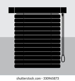 Louvers sign icon. Window blinds or jalousie symbol 