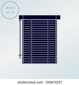 Louvers sign icon. Window blinds or jalousie symbol