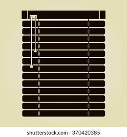 Louvers sign icon. Window blinds or jalousie symbol