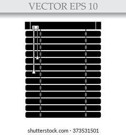  Louvers sign icon. Window blinds or jalousie symbol.