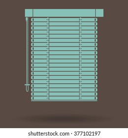 Louvers sign icon. Window blinds or jalousie symbol.