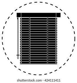 Louvers sign icon. Window blinds or jalousie symbol