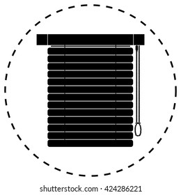 Louvers sign icon. Window blinds or jalousie symbol