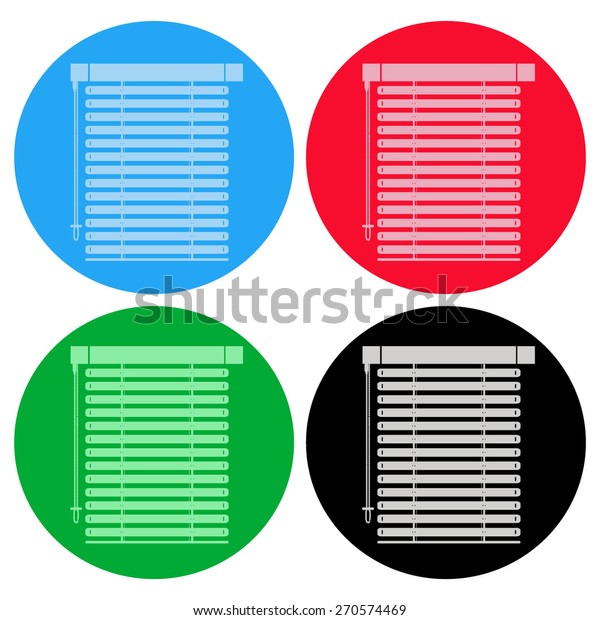 Louvers Sign Icon Window Blinds Jalousie Stock Vector (Royalty Free ...