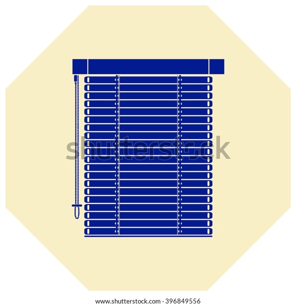 Louvers Sign Icon Window Blinds Jalousie Stock Vector (Royalty Free ...