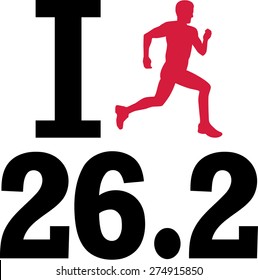 I love 26.2 marathon