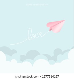 love 3d background, can be used for greeting card, wallpaper, vector illustration. 