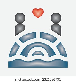 Love 3d icon set objects 