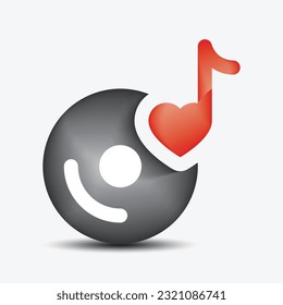 Love 3d icon set objects 