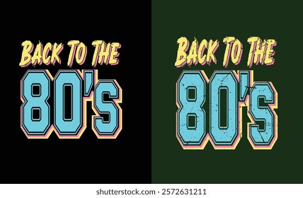 I Love 80s-90s t shirt design text effect card or invitation with geometric elements, tape cassette. Back to the 90s Vector illustration