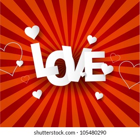 Love Abstract  background