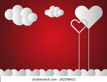Love abstract background