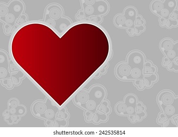 Love abstract background