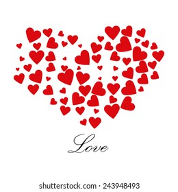 Love abstract background