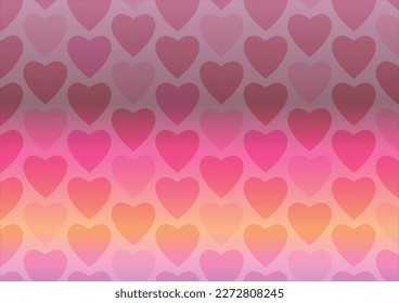 Love abstract background with hearts