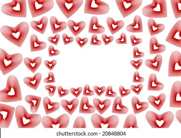 Love abstract background.Vector illustration.