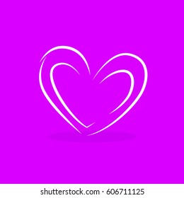 love abstract beauty vector logo