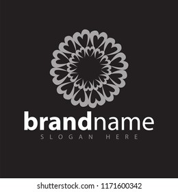 Love Abstract circular logo template