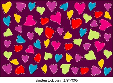 Love Abstract design Background