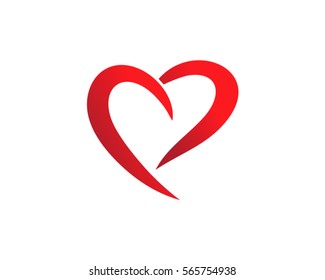 Love Abstract Heart Logo 10