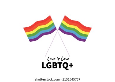 Love Acceptance Pride Month Vector Art Stock Vector (Royalty Free ...