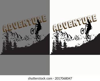  Love adventure vector t-shirt design